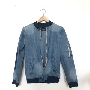 Boohoo Mans X-Small XS Blue Jean Jacket